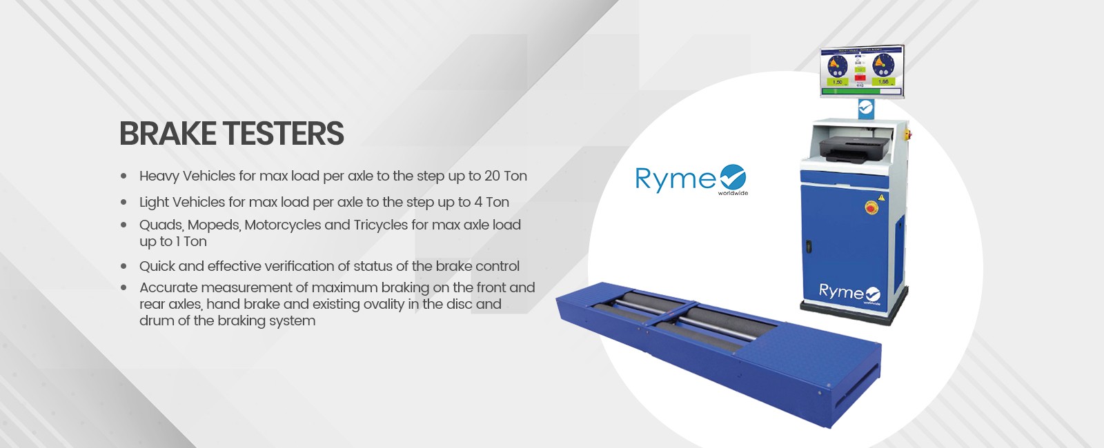 Ryme Brake Testers